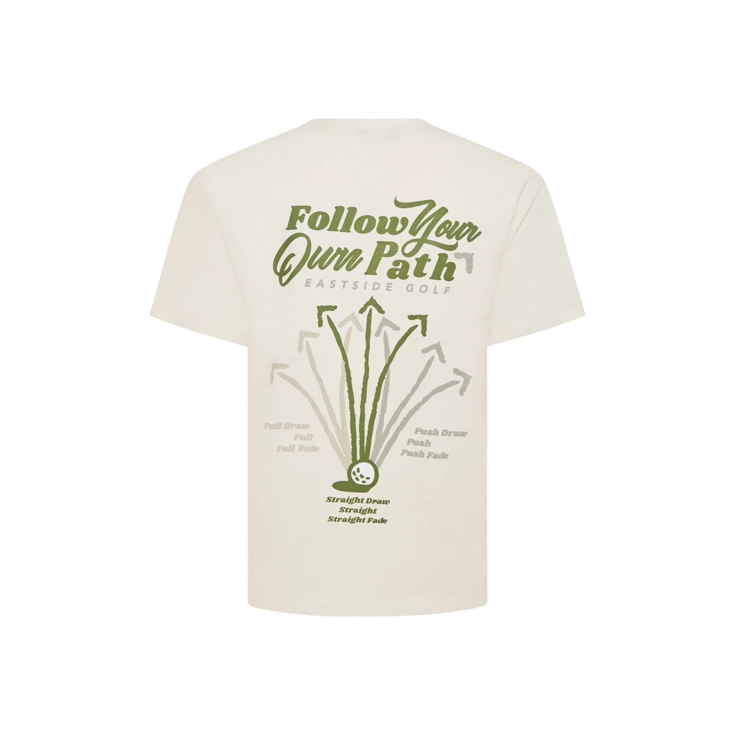 Eastside Golf "Follow Your Own Path" Tee - Bone