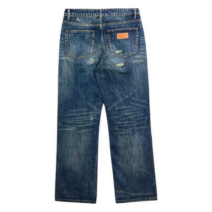 Nothing Grows Overnight Timeless Denim Pant Blue Wash