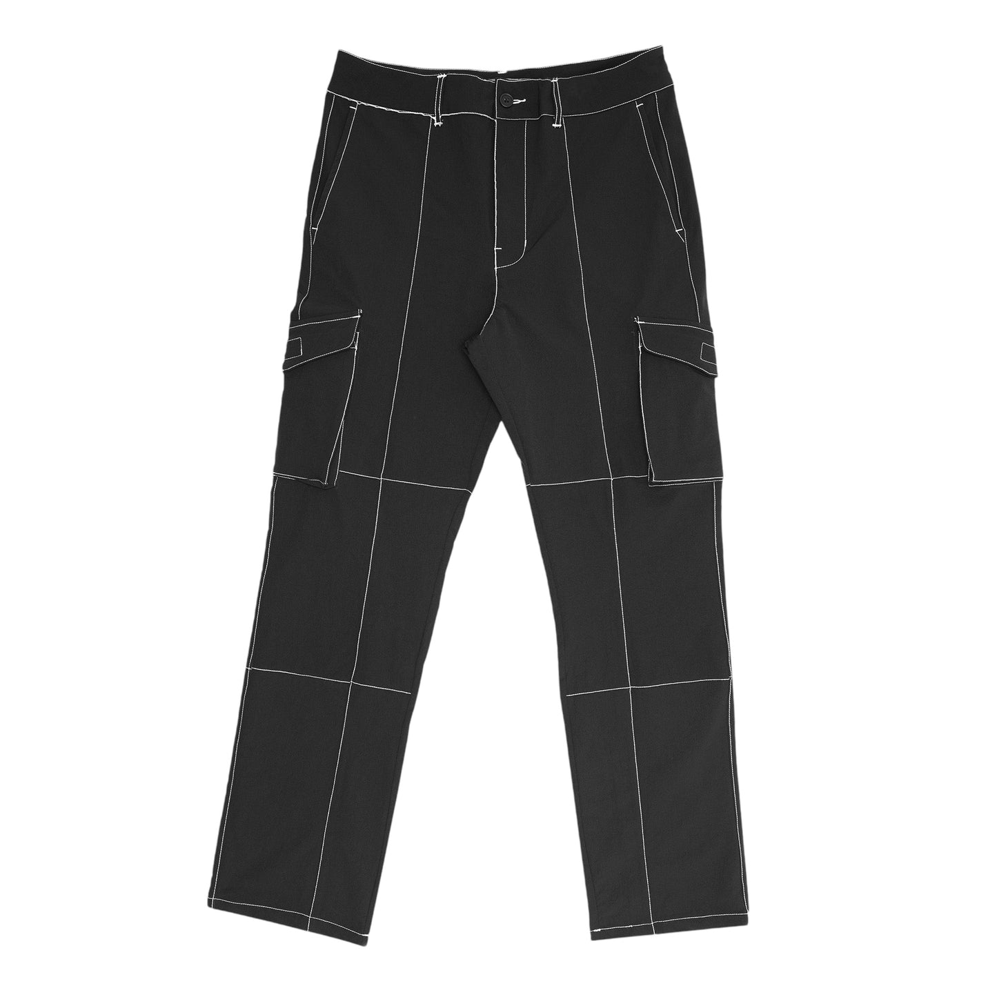 Students Cedric Nylon Cargo Pants - Black