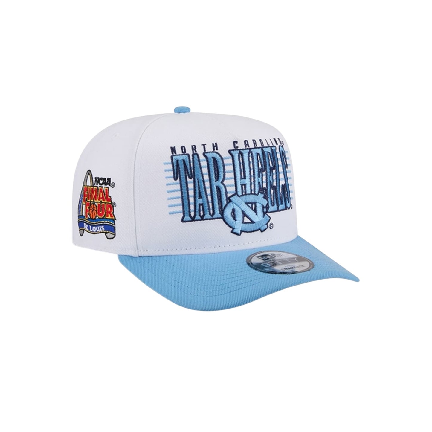 New Era North Carolina Tar Heels March Madness College Vault 2005 A-Frame 9Fifty Snapback - White