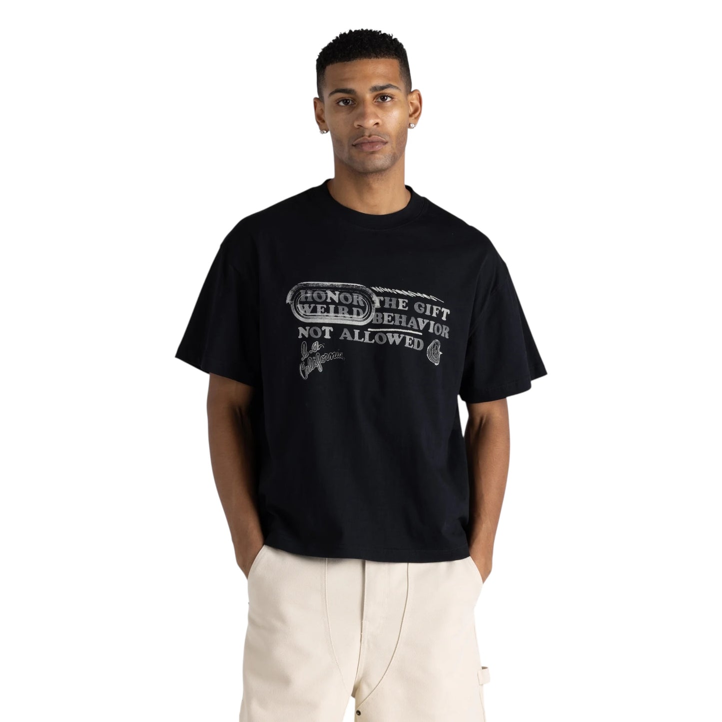 Honor The Gift Weird Behavior S/S Tee - Black