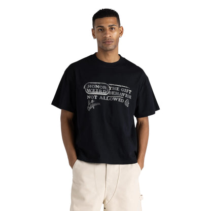 Honor The Gift Weird Behavior S/S Tee - Black