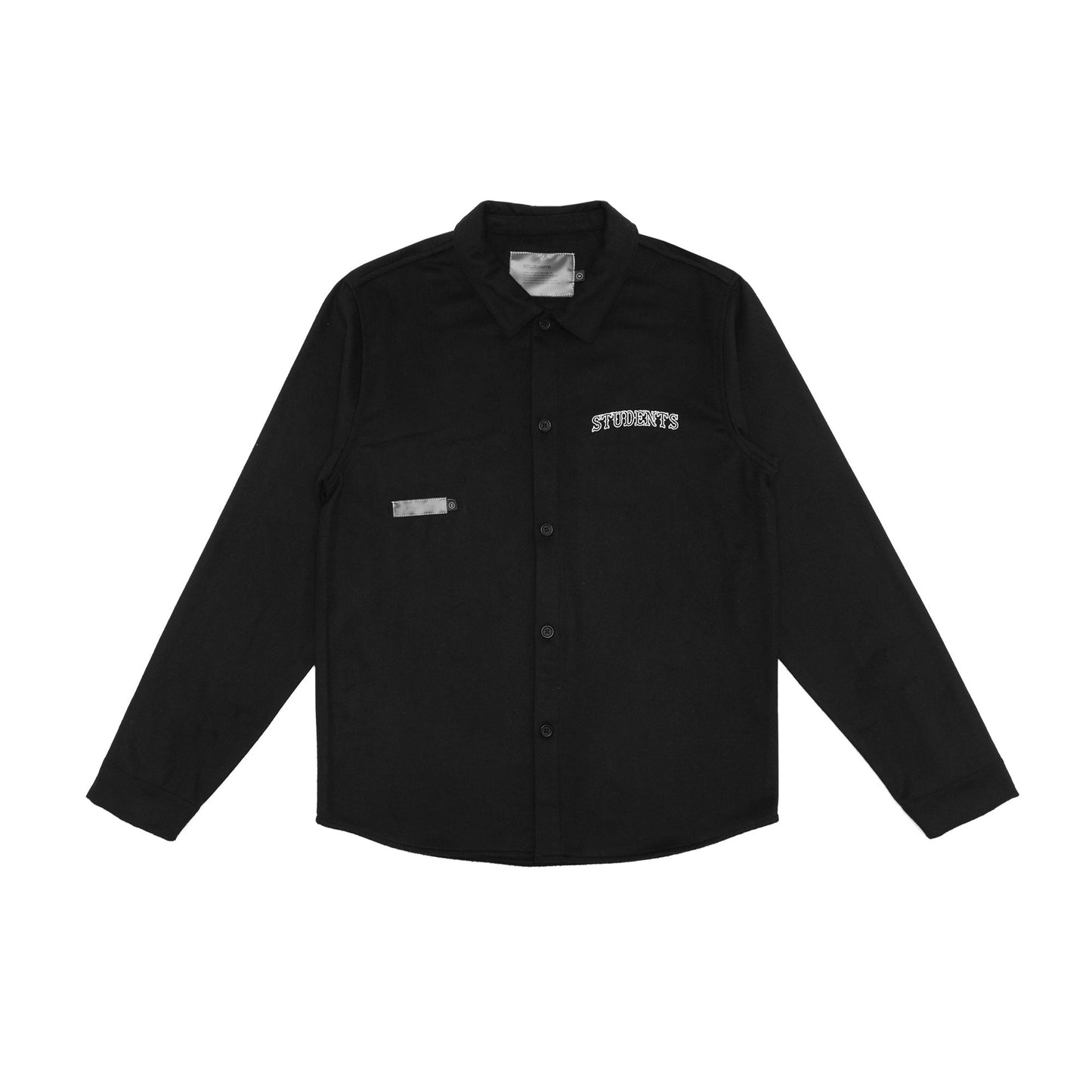 Students Ackers Flannel Shirt - Black