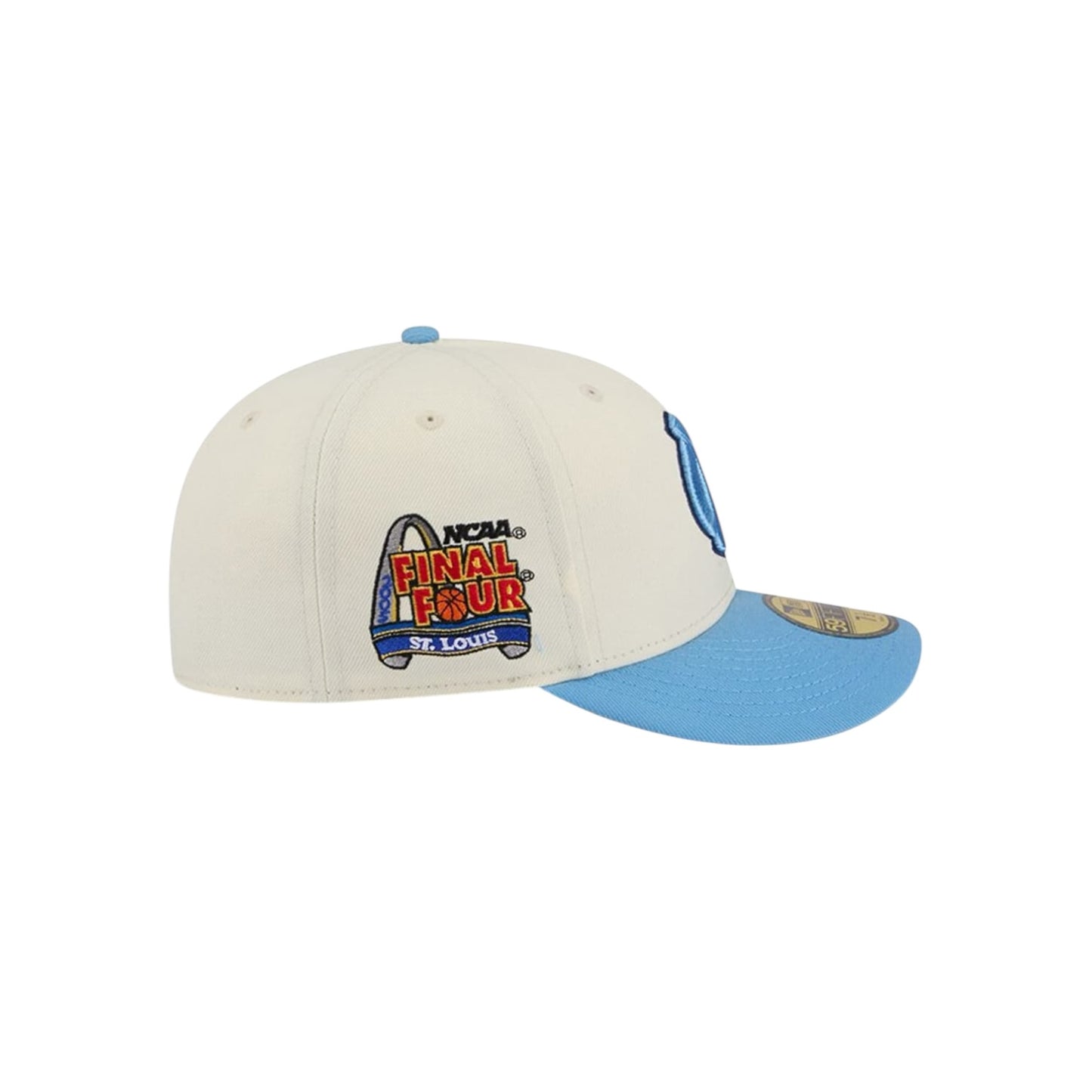 New Era North Carolina Tar Heels March Madness College Vault 2005 59Fifty Fitted - Chrome White