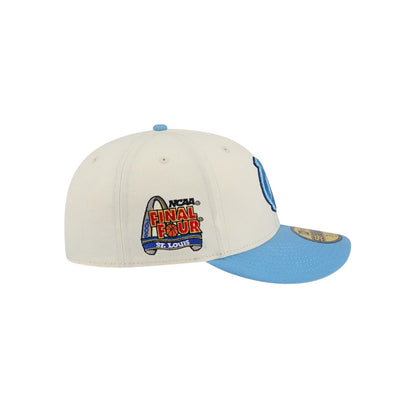 New Era North Carolina Tar Heels March Madness College Vault 2005 59Fifty Fitted - Chrome White