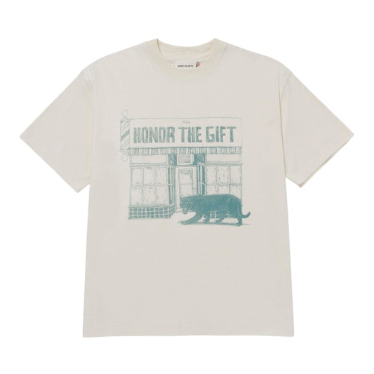 Honor The Gift Barbershop T-Shirt (Bone)