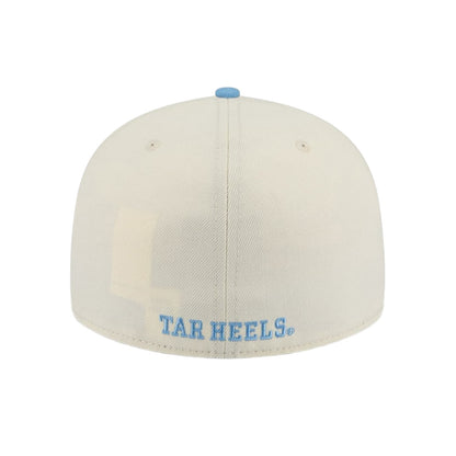 New Era North Carolina Tar Heels March Madness College Vault 2005 59Fifty Fitted - Chrome White