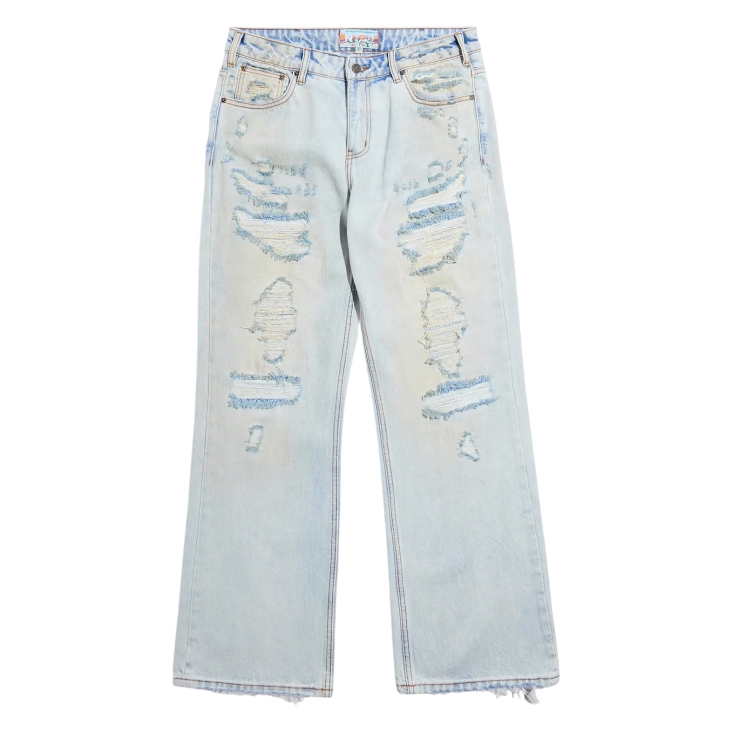Nothing Grows Overnight - Field Baggy Jeans Final Lt Wash