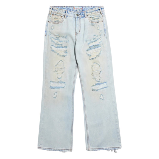 Nothing Grows Overnight - Field Baggy Jeans Final Lt Wash
