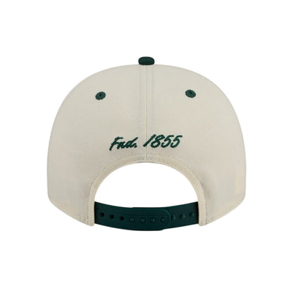 New Era Michigan State Spartans Gruffy Arched A-Frame 9Fifty Snapback - Chrome White