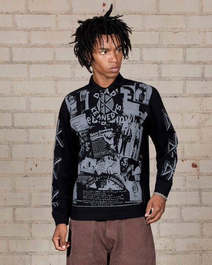 Dead Kennedys x Pleasures Poster Long Sleeve Polo