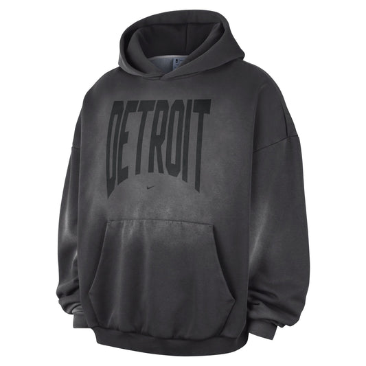 Nike Detroit Pistons Standard Issue Hoodie - Charcoal - II5994-099
