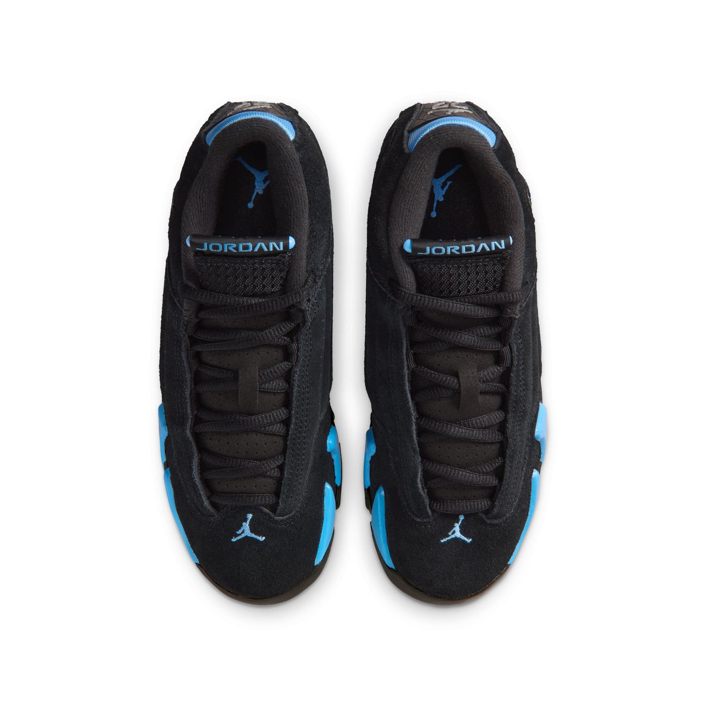 Air Jordan 14 Retro "Black Carolina" (GS) - 487524-007