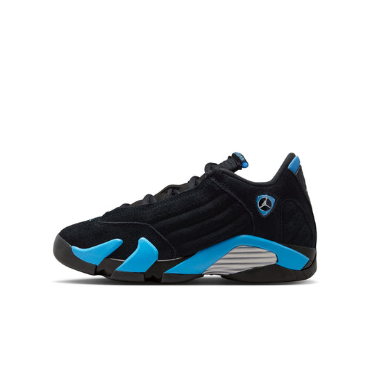 Air Jordan 14 Retro "Black Carolina" (GS) - 487524-007