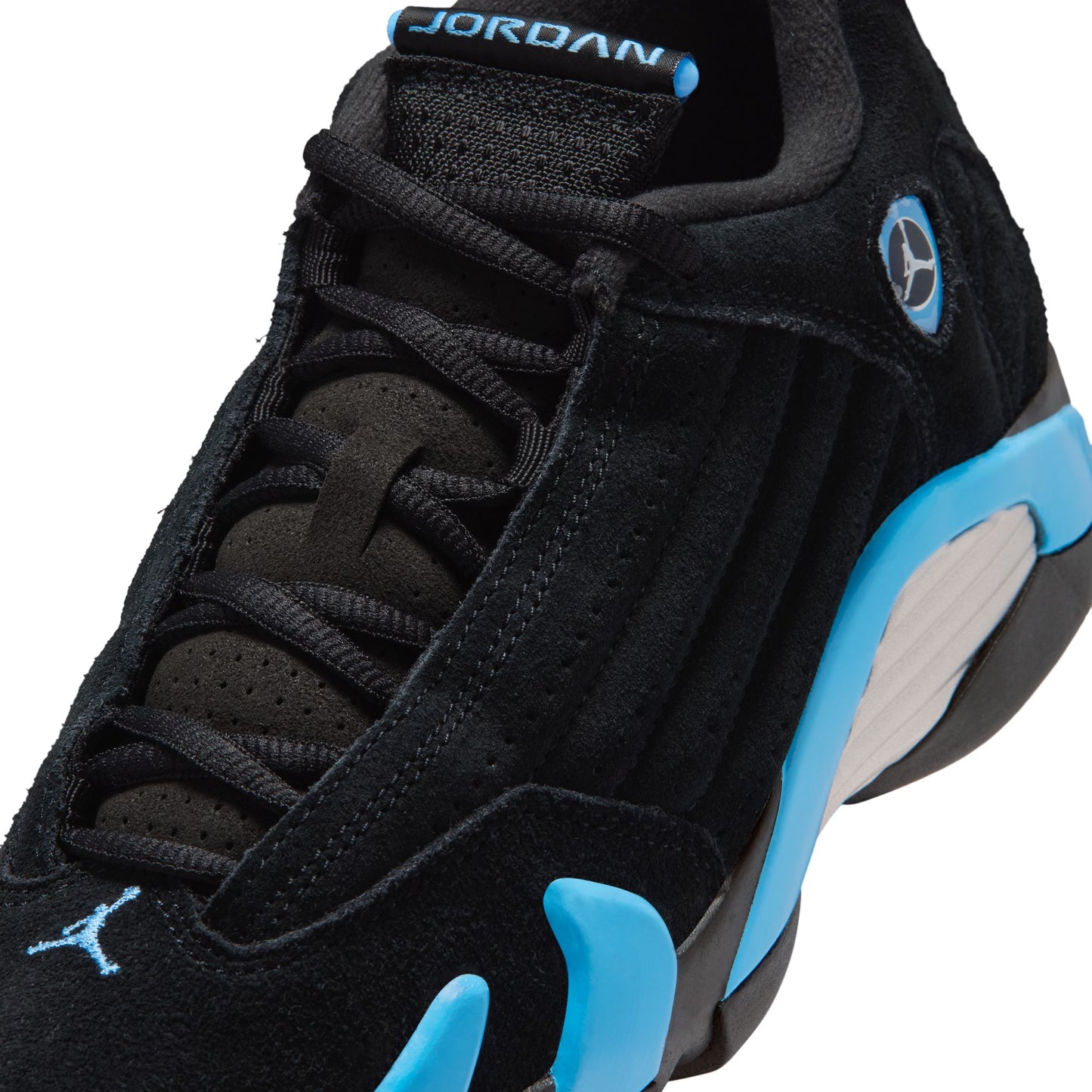 Air Jordan 14 Retro "Black Carolina" (GS) - 487524-007