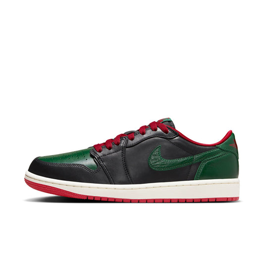 W Air Jordan 1 Low OG "Black/Gorge Green" - CZ0775-036