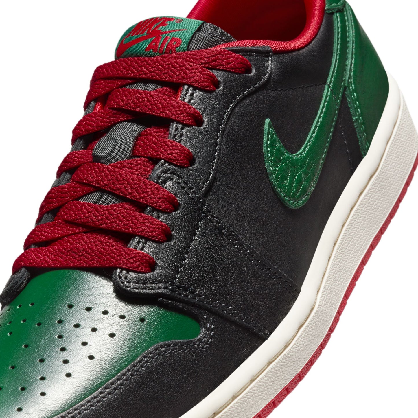 W Air Jordan 1 Low OG "Black/Gorge Green" - CZ0775-036