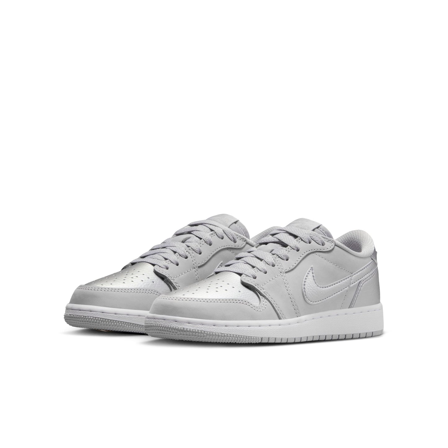 Air Jordan 1 Low OG "Silver" (GS) - CZ0858-002