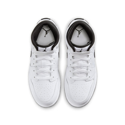 Air Jordan 1 Mid GS "White/Black" - DQ8423-132