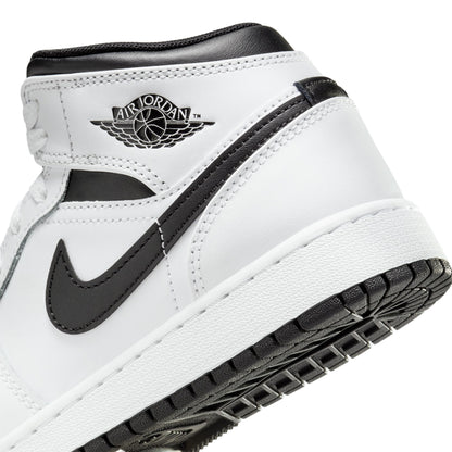 Air Jordan 1 Mid GS "White/Black" - DQ8423-132