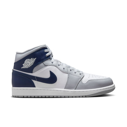 Air Jordan 1 Mid "Wolf Grey/Navy" - DQ8426-104