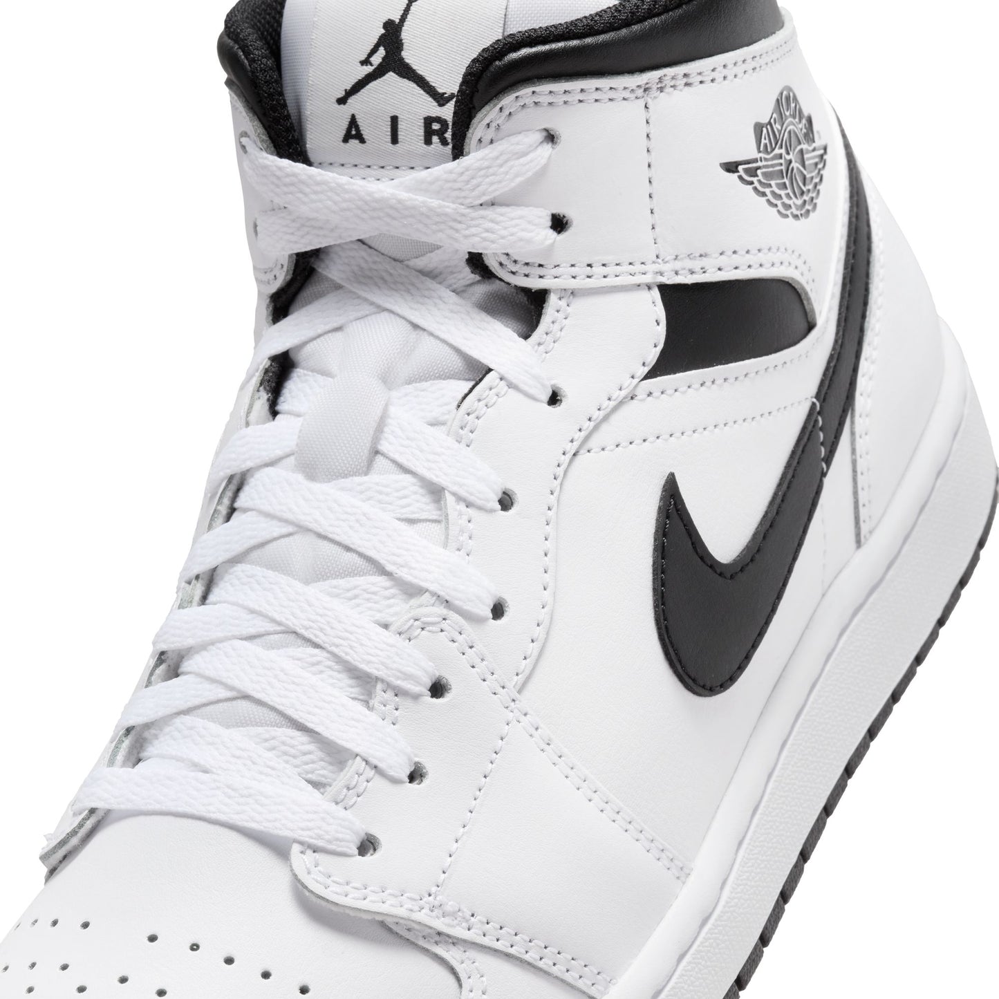 Air Jordan 1 Mid "White/Black" - DQ8426-132