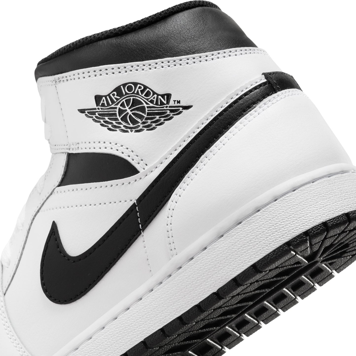 Air Jordan 1 Mid "White/Black" - DQ8426-132