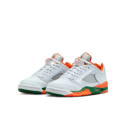 Air Jordan 5 Retro Low "Miami Hurricanes" GS - FQ1293-018