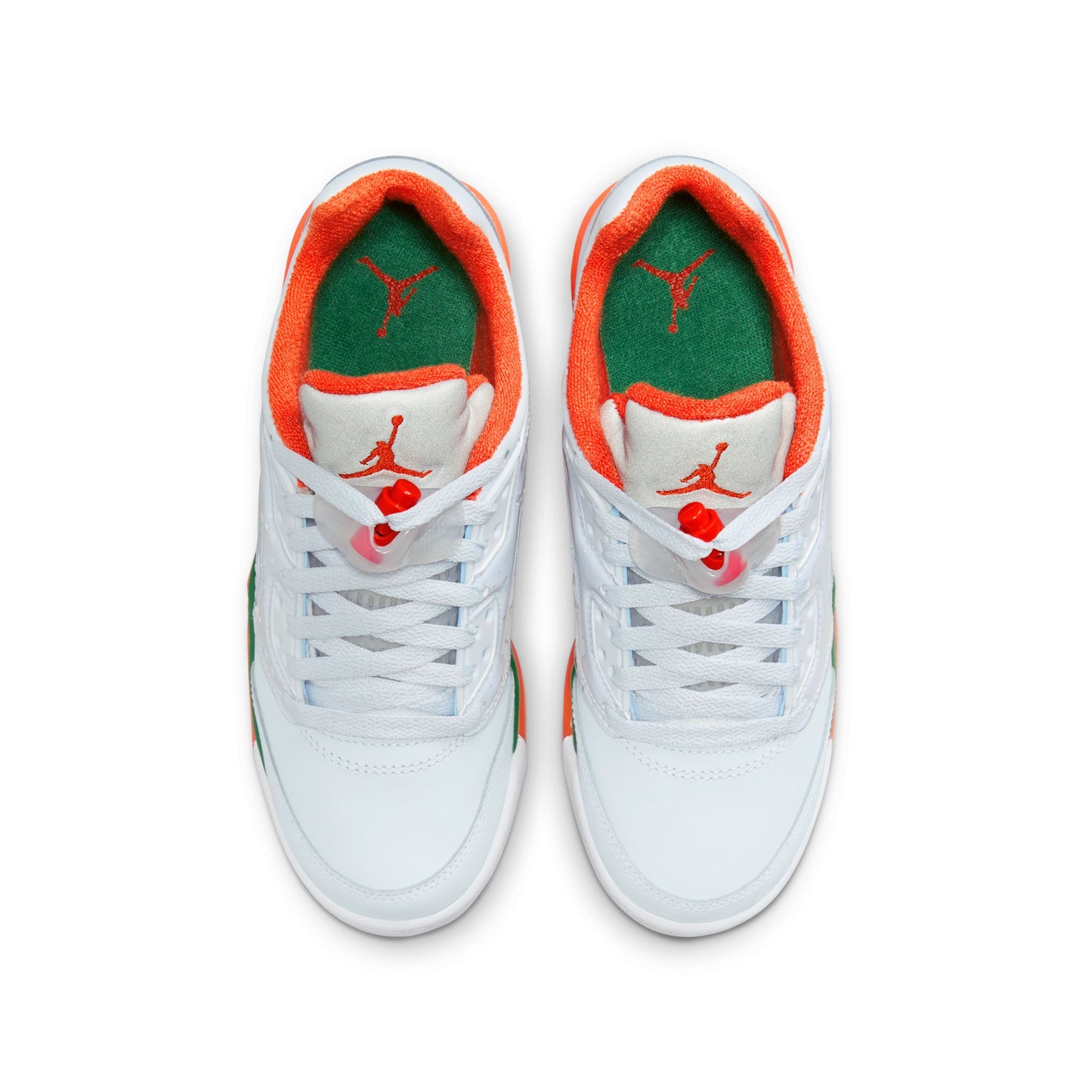 Air Jordan 5 Retro Low "Miami Hurricanes" GS - FQ1293-018