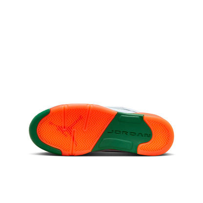 Air Jordan 5 Retro Low "Miami Hurricanes" GS - FQ1293-018