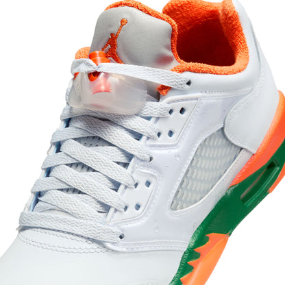 Air Jordan 5 Retro Low "Miami Hurricanes" GS - FQ1293-018