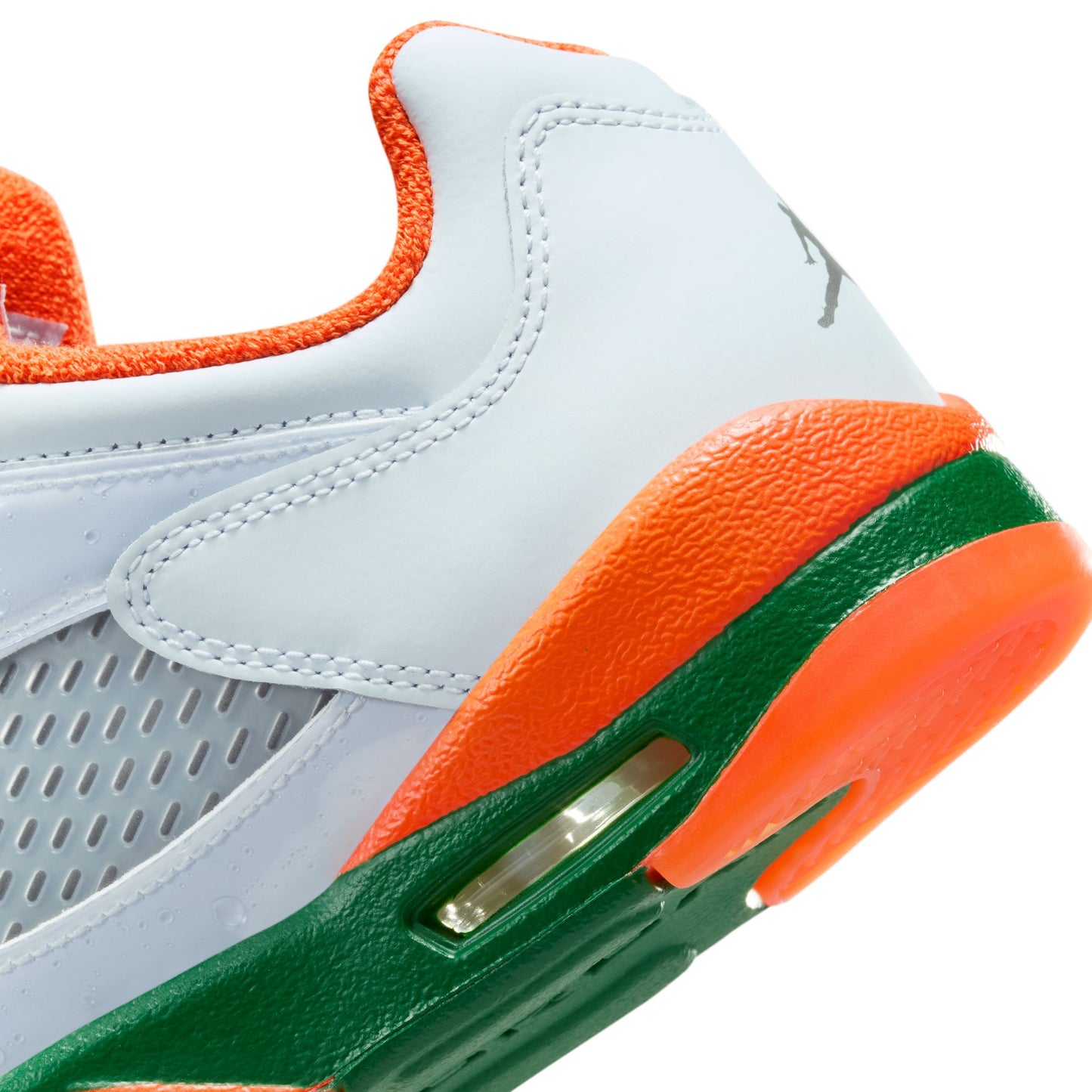 Air Jordan 5 Retro Low "Miami Hurricanes" GS - FQ1293-018