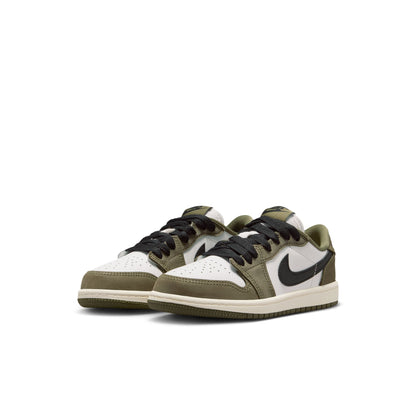Jordan 1 Retro Low OG “Medium Olive” (PS) - HQ6996-200