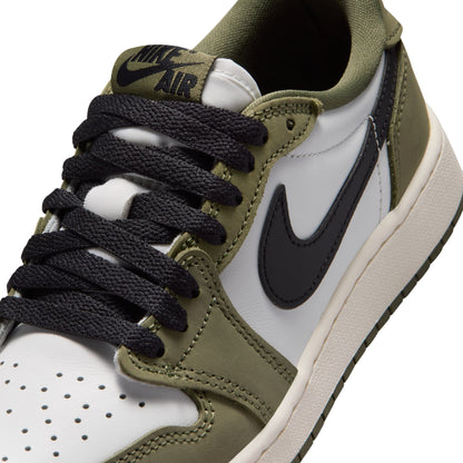 Air Jordan 1 Low OG “Medium Olive” (GS) - HQ6999-200