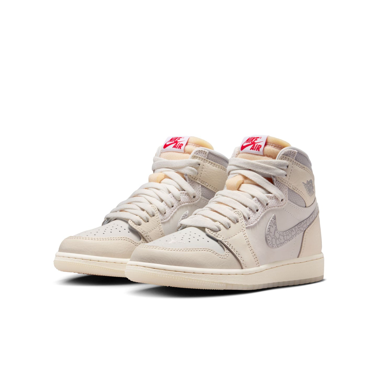 Air Jordan 1 Retro High OG "Sail University Red" (GS) - IH4281-100