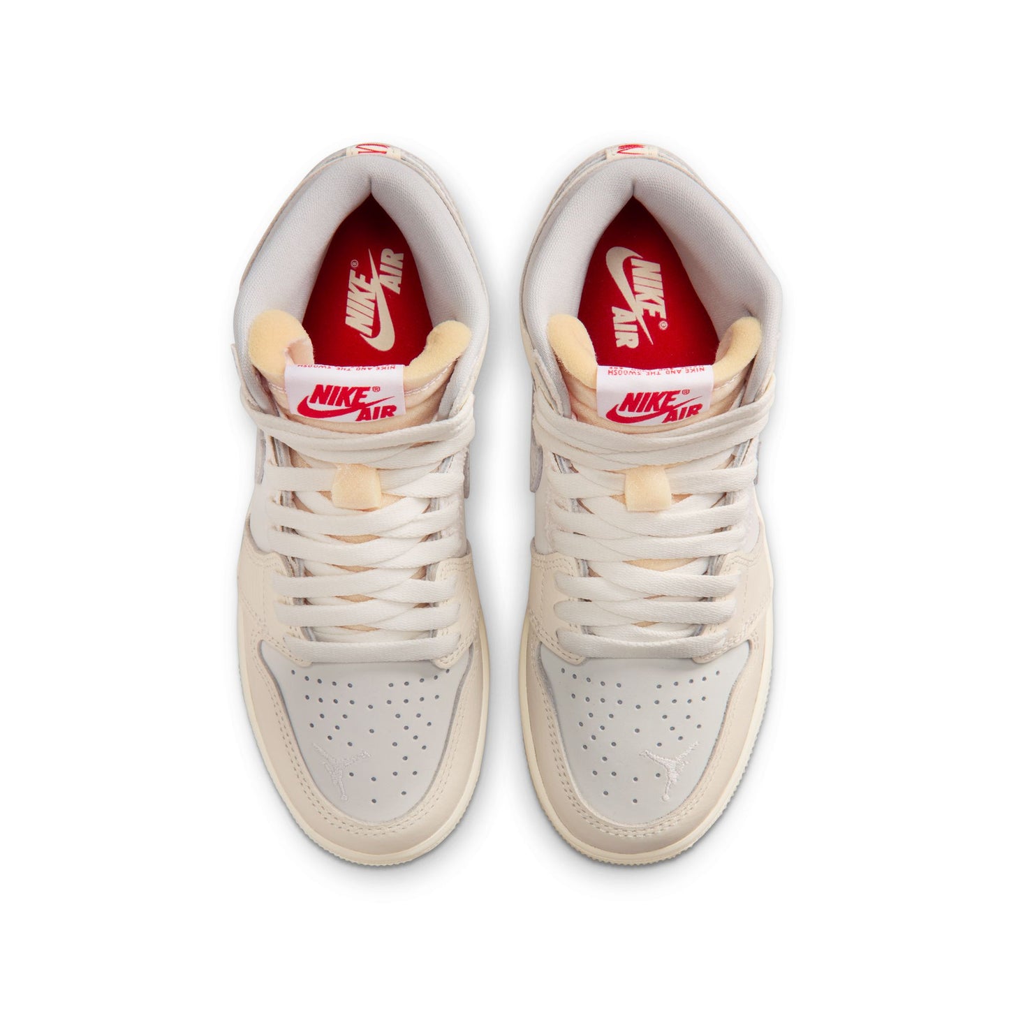 Air Jordan 1 Retro High OG "Sail University Red" (GS) - IH4281-100