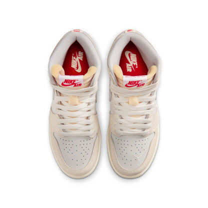 Air Jordan 1 Retro High OG "Sail University Red" (GS) - IH4281-100