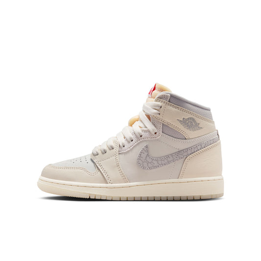 Air Jordan 1 Retro High OG "Sail University Red" (GS) - IH4281-100
