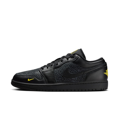 Air Jordan 1 Low SE "Black Elephant Print" - IM6568-010