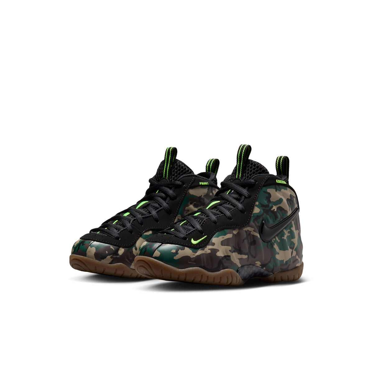 Nike Little Posite Pro Premium "Green Camo" (PS) - IV7553-001