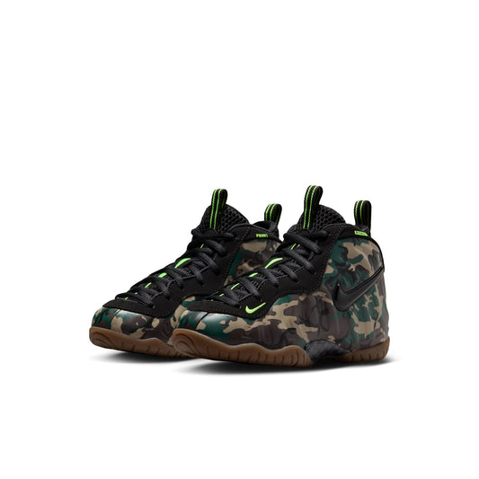 Nike Little Posite Pro Premium "Green Camo" (PS) - IV7553-001