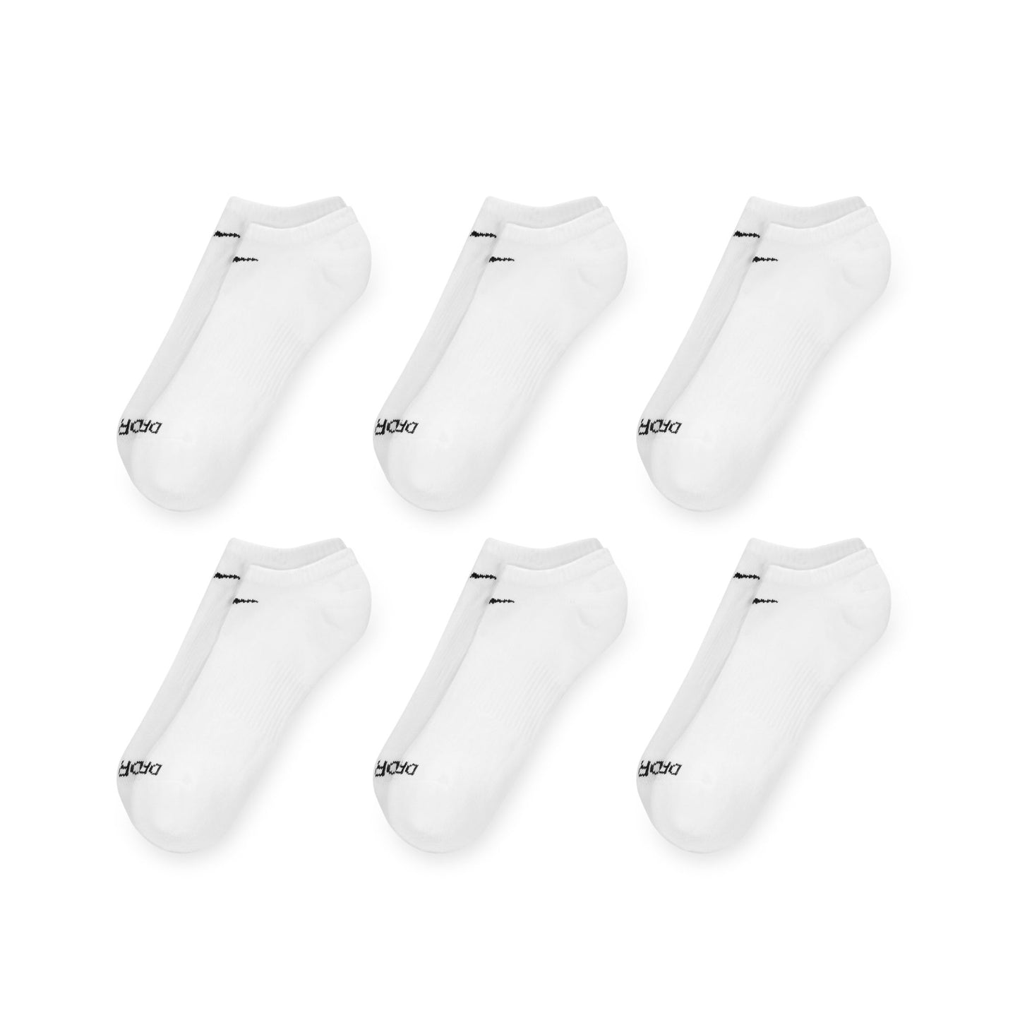 Nike Everyday Plus Cushioned 6 PK Sock - SX6898-100