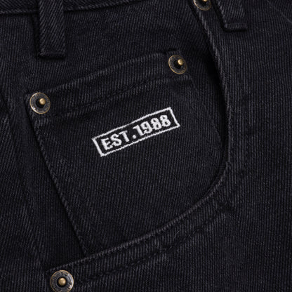 Honor The Gift - Frayed Edge 11" Denim Bermudas