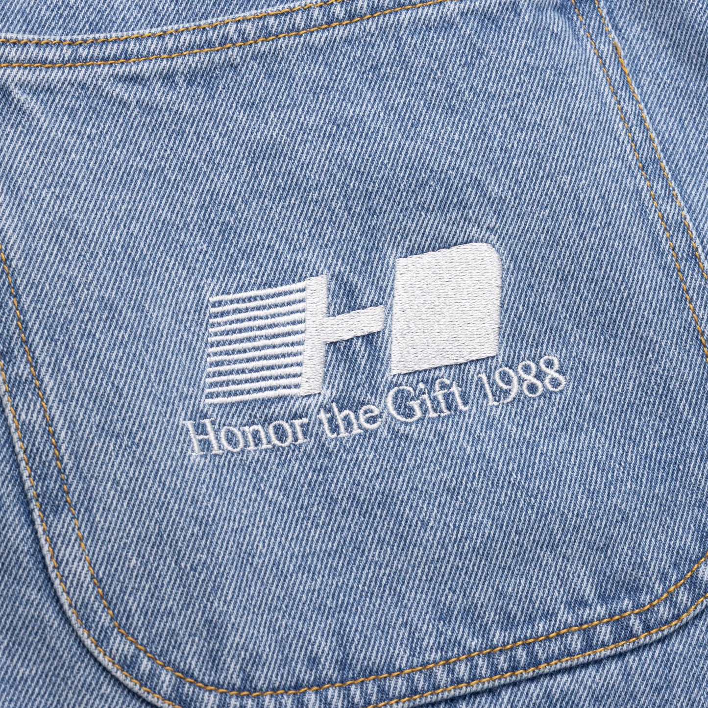 Honor The Gift - Frayed Edge 11" Denim Bermudas