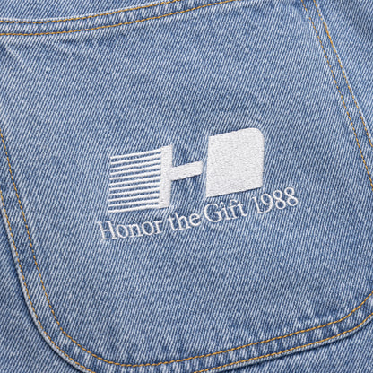 Honor The Gift - Frayed Edge 11" Denim Bermudas