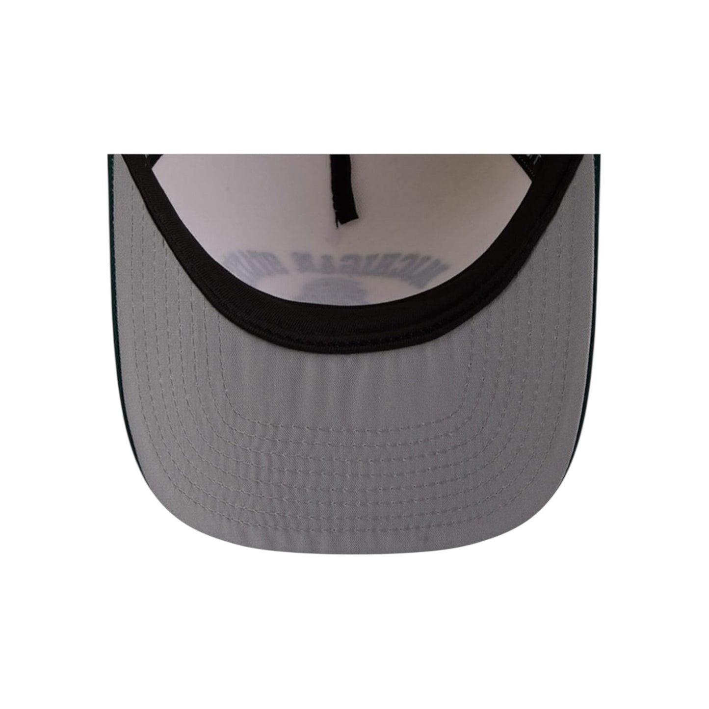 New Era Michigan State Spartans Gruffy Arched A-Frame 9Fifty Snapback - Chrome White