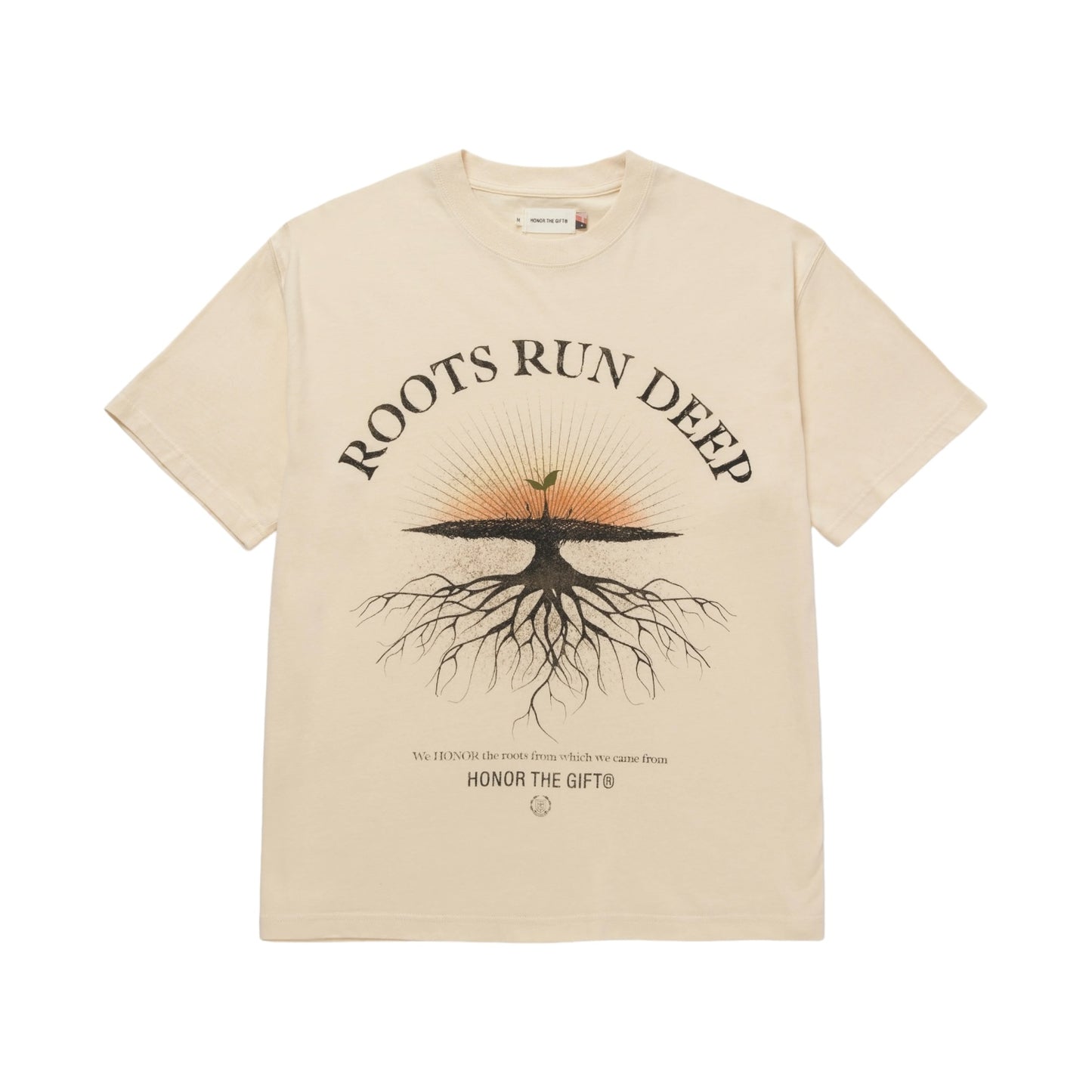 Honor The Gift Roots Run Deep Tee - Bone