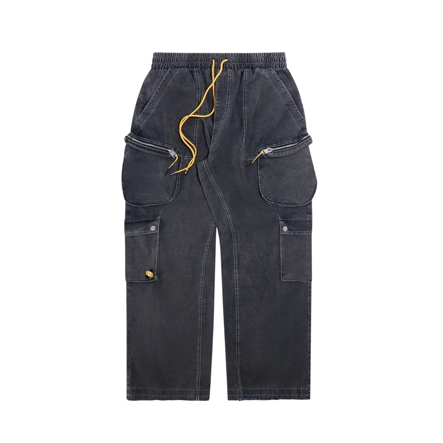 Diet Starts Monday Contrast Cargo Pants - Navy