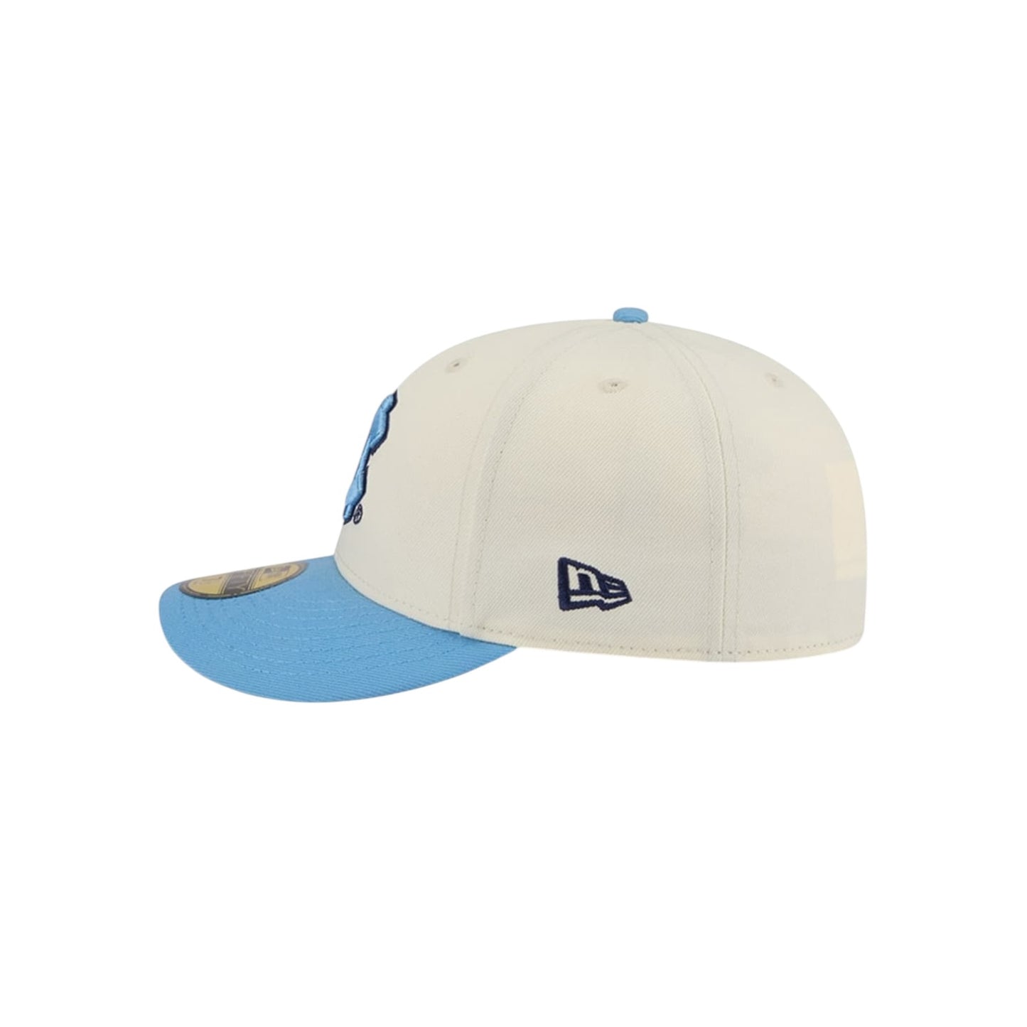 New Era North Carolina Tar Heels March Madness College Vault 2005 59Fifty Fitted - Chrome White