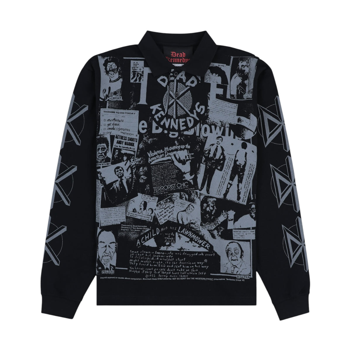 Dead Kennedys x Pleasures Poster Long Sleeve Polo